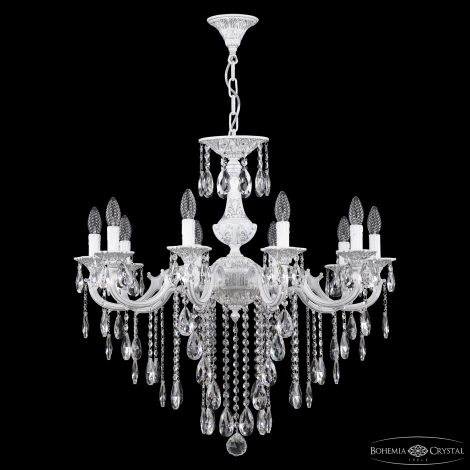 Подвесная люстра Bohemia AL7801 AL78101/10/250 B WMN (220V, хрусталь, свеча)