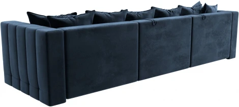 Диван угловой Лига-052 НПБ Лонг угол универсальный Лига Диванов (Велюр) арт.128820