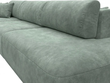 Диван угловой Лига-036 НПБ Модерн Лонг левый угол Лига Диванов (Велюр) арт.127746L