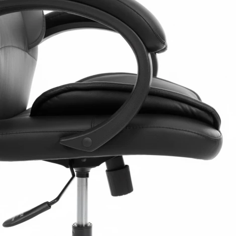 Кресло Oreon Metalbl/Ореон Металбл кож/зам, черный, 36-6 Tetchair 25359