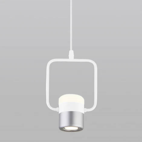 Подвесной светильник Elektrostandard Oskar 50165/1 LED белый/серебро