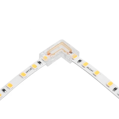 Коннектор Wolta WLS-2PIN-5MM-MONO-L угловой для одноцветной SMD ленты шириной 5мм
