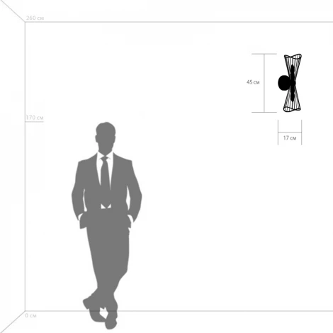 Бра Lightstar Zeta 728623 (220V)