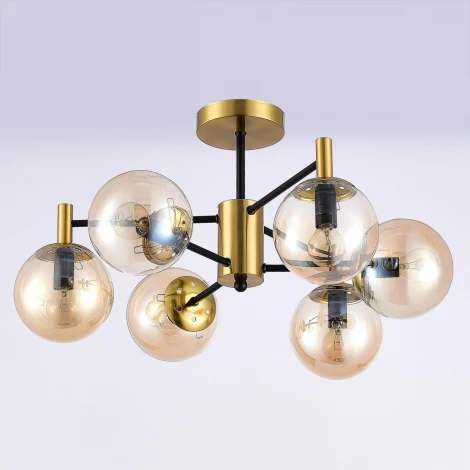 Потолочная люстра на штанге Citilux Шарлиз CL143163 (220V, шарики)