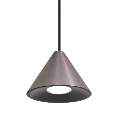 Подвесной светильник Wolta WSL-GU10/P08CH под лампу GU10 Черный / Серый BELLO