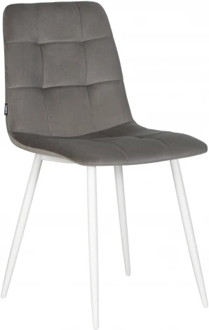 Стул обеденный CHILLY (Темно-серый Holland 18, основание белое)