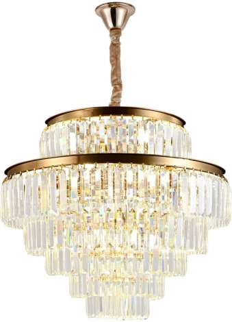 Подвесная люстра ярусная каскадная Citilux Ricky CL314273 (220V, подвески, на цепи)