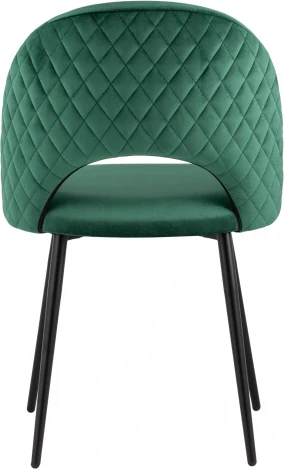 Стул Stool Group Меган NEW велюр с ромбами зелёный УТ000035474