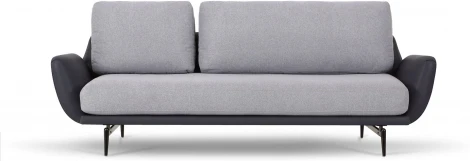 Диван Ispani трехместный ОГОГО (арт.786866), (Ткань,Экокожа/Серый)