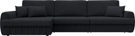 Диван угловой Лига-057 НПБ Лонг угол левый Лига Диванов (Замша) арт.129311L