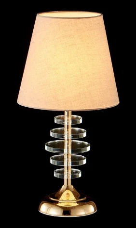 Интерьерная настольная лампа Crystal Lux ARMANDO GOLD LG1 (220V)