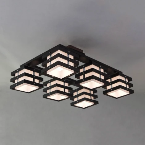 Потолочная люстра Citilux Киото CL133161 (220V, венге, куб)