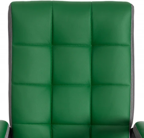 Кресло TRENDY (22) кож/зам/ткань, зеленый/серый, 36-001/12 Tetchair 19519