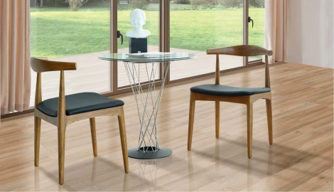 Стол RT-413(C)70 дизайнерское стекло