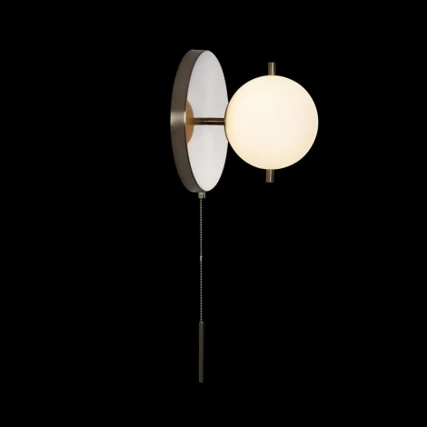Бра Loft IT Signal 10029W Gold (220V, выключатель, шар)
