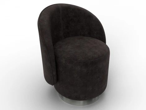 Кресло Лига-108 (Фанера,ДСП,Брус,Велюр/Коричневый) Лига Диванов 136468