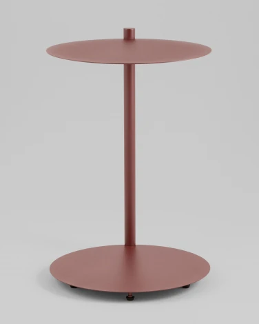 Журнальный столик Stool Group Siara металл бордовый УТ000041889