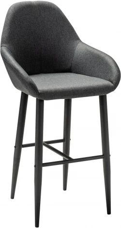 Кресло Бар.Kent темно-серый/черный R-Home арт.410219132h_ТмСер_черн_БАР