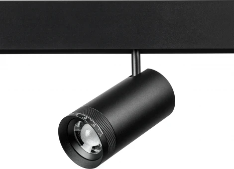 Трековый светильник низковольтный с изм. углом рассеивания Lightstar Uno 209037 (LED, 48V, круглые)