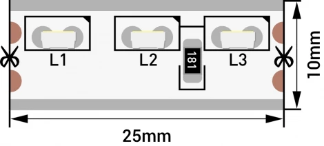 Светодиодная лента SWG SWG315120-12-9.6-W-67