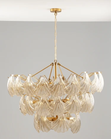 Подвесная большая люстра Moderli Justine V10410-32P (220V, на цепи)