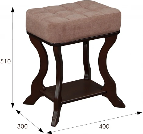 Банкетка Берже 26 темно-коричневый от фабрики Mebelik