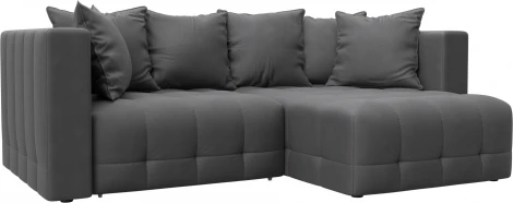 Диван угловой Лига-052 НПБ угол универсальный Лига Диванов (Замша) арт.128816