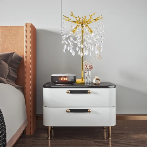 Интерьерная настольная лампа хрустальная Arte Milano Milano-1 23131.320-610.3.E14.B GD (220V)