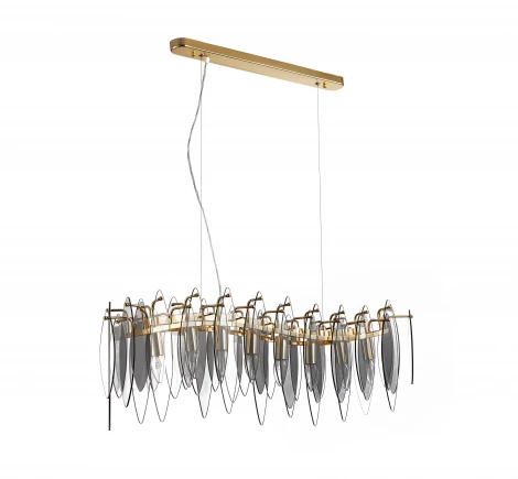 Подвесная люстра Stilfort Merkel 2129/03/08P (220V, хрусталь, на тросе)