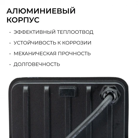 Прожектор уличный светодиодный с датчиком движения Apeyron 05-55