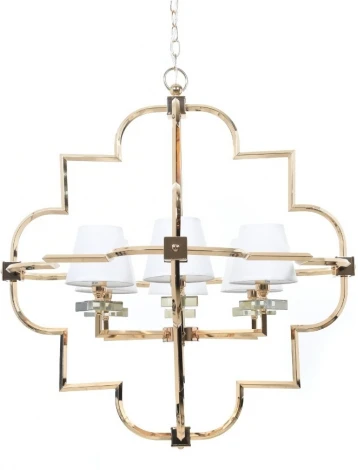 Подвесная люстра Lumina Deco Baltimore LDP 8020-6 GD+WT