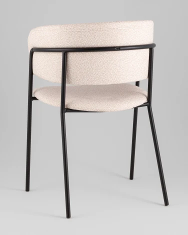 Кресло Нэлли New буклированный велюр бежевый Stool Group арт.УТ000039981