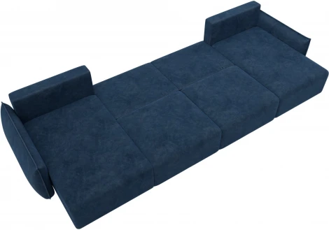 Диван П-образный Лига-051 НПБ Лонг Лига Диванов (Велюр) арт.128737