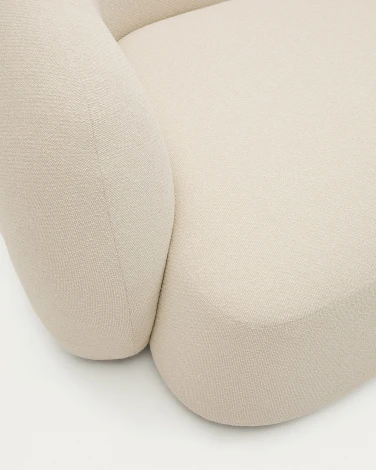 Модульный 2-местный диван Martina цвета экрю с правым шезлонгом 230 см La Forma (ex Julia Grup) арт.210035