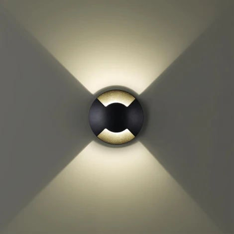 Встраиваемый грунтовый светильник Odeon Light Wald 6662/2GL3 черный/металл IP67 LED 3W 3000K 12V/24V (круглые)