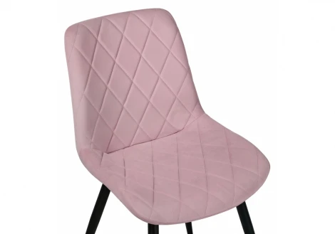 Стул на металлокаркасе fox black / light purple