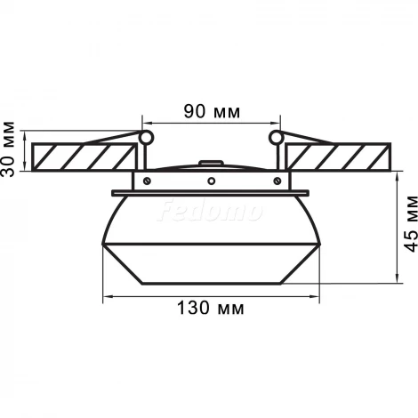 Встраиваемый точечный светильник Lightstar Orbe 051207 (LED, 220V)