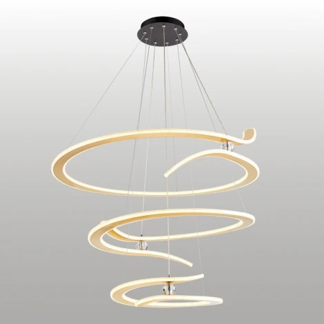 Подвесной светильник ярусный Lussole LSP-7380 (LED, 220V, пульт управления, на тросе)