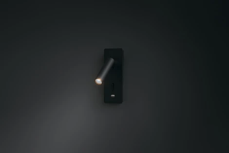 Настенный светильник с usb-портом (бра для чтения) Mirax 3000К 3Вт IP 20 LED Maytoni Technical C041WL-L3B3K (220V, выключатель)