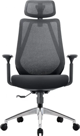 Компьютерное кресло CHAIRMAN CH580 черный (Металл,Пластик,Ткань,Сетка/Черный)