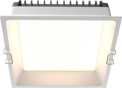 Встраиваемый светильник 24W Maytoni Okno DL056-24W3-4-6K-W (LED, 220V, круглые, IP44)