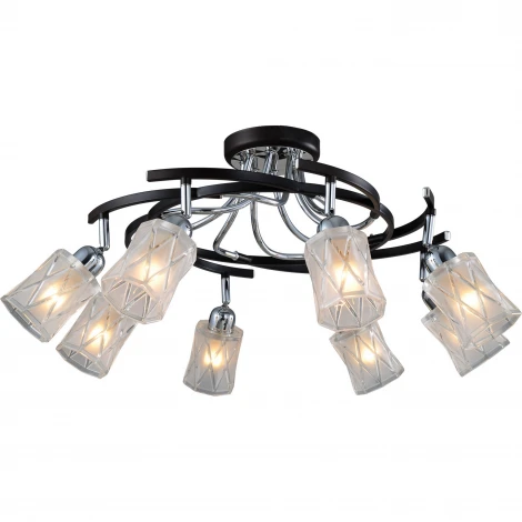 Потолочная люстра N-Light 89402 89402-8 chrome + wengue