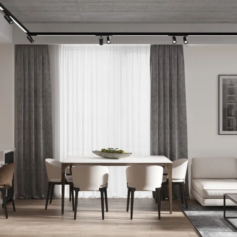 Трековый светильник магнитный светодиодный 48V 24W Hesby Lighting ElDeko HSBL_0237