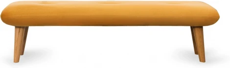 Банкетка Loa ОГОГО (арт.617942), (Велюр/Желтый)