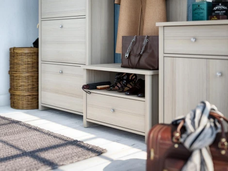 Тумба с ящиком Village ОГОГО 332477 (ясень коимбра)