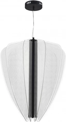 Подвесной светильник ST Luce Fesale SL6509.413.01 Черный/Прозрачный LED 1*75W 4000K (220V, на тросе)