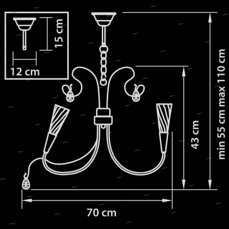 Подвесная люстра Lightstar Aereo 711097
