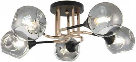 Потолочная люстра на штанге Arte Milano AMALFI 328419/5 FG+BK (220V)