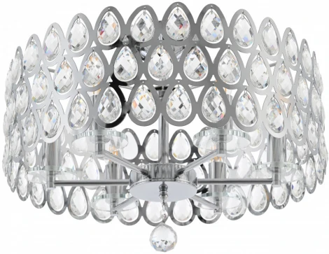 Потолочная люстра хрустальная на штанге Arte Milano Sorrento-1019 371019/6/50/490 CR (220V)