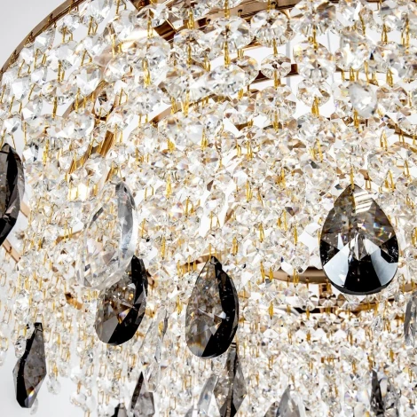 Подвесная люстра хрустальная Modelux MODELUX ML.846.8 GD